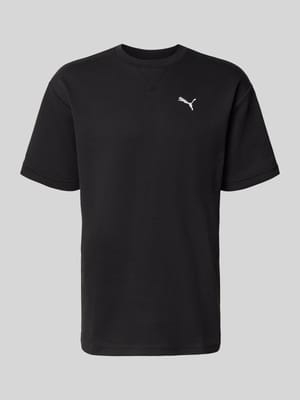 Relaxed Fit T-Shirt aus reiner Baumwolle Modell 'ESS ELEVATED' Shop The Look MANNEQUINE