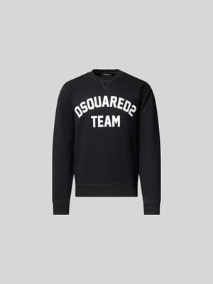 Sweatshirt mit gerippten Abschlüssen Shop The Look MANNEQUINE