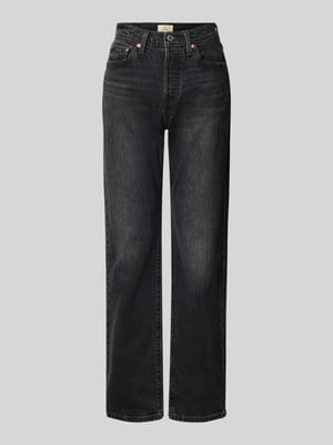 Straight Fit Jeans mit 5-Pocket-Design Shop The Look MANNEQUINE