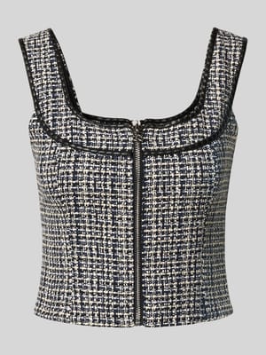 Top met ritssluiting, model 'Cusene' Shop The Look MANNEQUINE