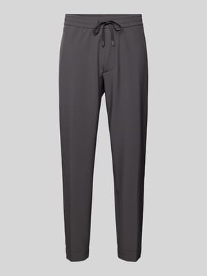 Tapered fit broek met tunnelkoord Shop The Look MANNEQUINE