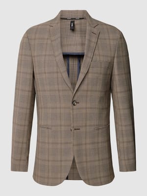 Blazer mit Allover-Muster Modell 'LIAM' Shop The Look MANNEQUINE