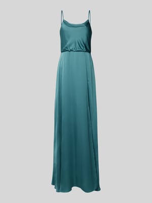 Abendkleid mit Wasserfall-Ausschnitt Shop The Look MANNEQUINE