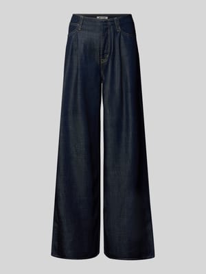 Jeans met wijde pijpen en steekzakken, model 'NAILA' Shop The Look MANNEQUINE