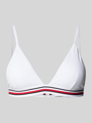 Top bikini z regulowanymi, cienkimi ramiączkami Shop The Look MANNEQUINE