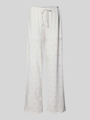 Regular Fit Weite Hose mit Tunnelzug Modell 'SMILLA' Shop The Look MANNEQUINE