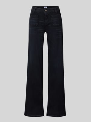 Bootcut-jeans van mix van katoen en modal model 'AMARA' Shop The Look MANNEQUINE