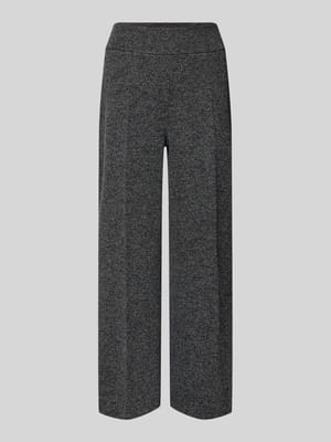 Straight leg stoffen broek met persplooien, model 'Misha work' Shop The Look MANNEQUINE