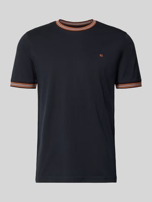 Regular Fit T-Shirt mit Logo-Stitching Shop The Look MANNEQUINE