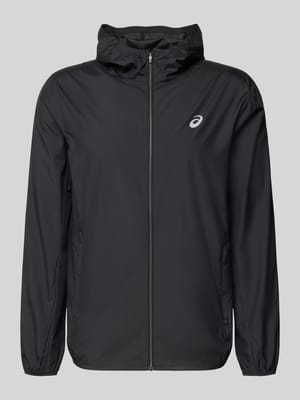 Windbreaker mit Logo-Print und Kapuze Shop The Look MANNEQUINE