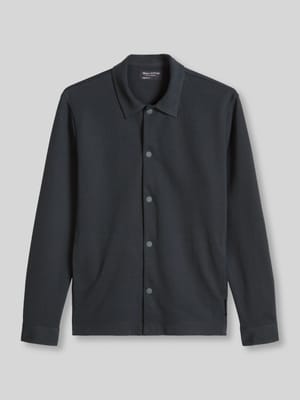 Regular Fit Hemdjacke aus Baumwoll-Mix Shop The Look MANNEQUINE