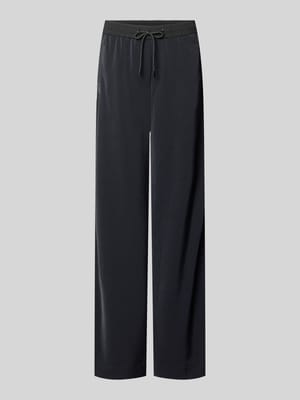 Schlupfhose mit seitlichen Label-Details und elastischem Bund Shop The Look MANNEQUINE