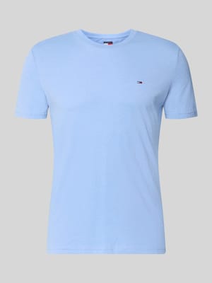 Slim Fit T-Shirt aus Baumwoll-Mix Shop The Look MANNEQUINE