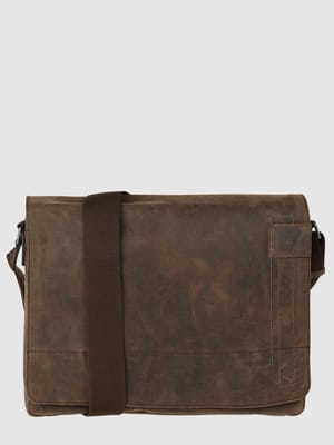 Messenger Bag aus Leder Modell 'Richmond' Shop The Look MANNEQUINE