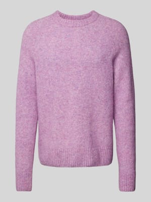 Gebreide pullover met ribboorden, model 'Gilbert' Shop The Look MANNEQUINE