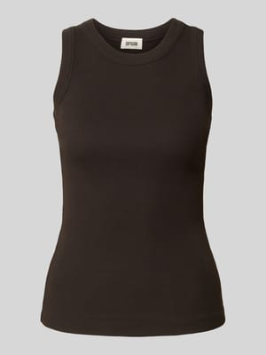 Tanktop mit gerippten Abschlüssen Modell 'OLINA' Shop The Look MANNEQUINE