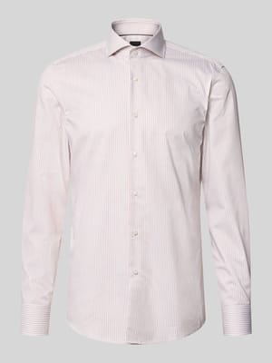 Slim Fit Businesshemd aus reiner Baumwolle Modell 'H-HANK-SP-B1' Shop The Look MANNEQUINE