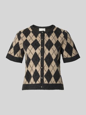 Strickjacke mit Knopfleiste Shop The Look MANNEQUINE