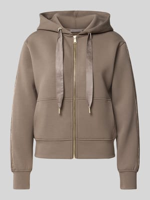 Relaxed Fit Sweatjacke mit Viskose-Anteil Shop The Look MANNEQUINE