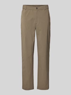 Regular Fit Anzughose mit Gürtelschlaufen Modell 'HALLS' Shop The Look MANNEQUINE