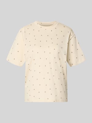 T-shirt o kroju regular fit z okrągłym dekoltem Shop The Look MANNEQUINE