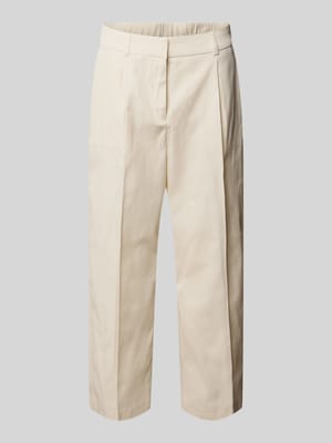 Cropped Hose mit Bügelfalten Modell 'Cisan Flow' Shop The Look MANNEQUINE