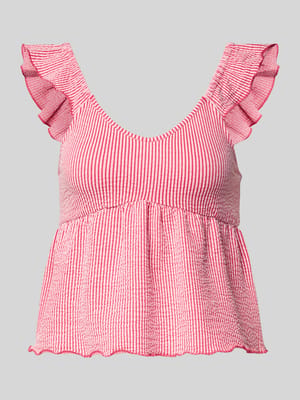 Regular Fit Trägertop aus Baumwoll-Mix Modell 'MISTY' Shop The Look MANNEQUINE