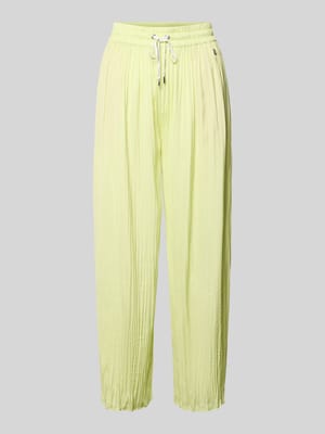 Pull-on-Hose mit Plisseefalten mit Tunnelzug Shop The Look MANNEQUINE