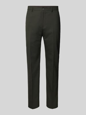 Slim Fit Stoffhose mit Bügelfalten Modell 'NEIL' Shop The Look MANNEQUINE