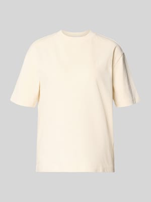 T-shirt met labelstitching, model 'TARJAA' Shop The Look MANNEQUINE