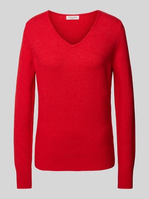 Strickpullover mit gerippten Abschlüssen Shop The Look MANNEQUINE