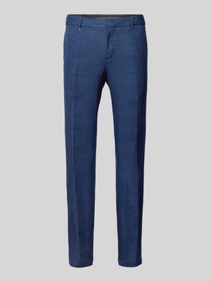 Slim Fit Leinenhose mit Gesäßtaschen Modell 'Genius' Shop The Look MANNEQUINE