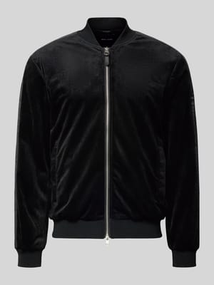 Bluza rozpinana z prążkowanymi wykończeniami Shop The Look MANNEQUINE