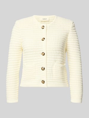 Strickjacke mit Strukturmuster Modell 'GASPARD' Shop The Look MANNEQUINE