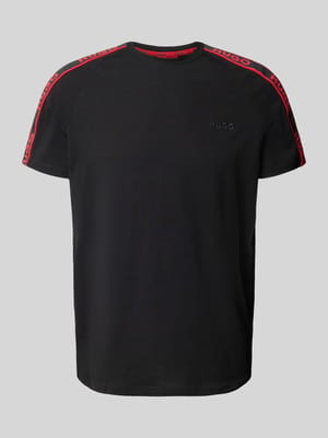 T-Shirt mit Label-Stitching Modell 'LIAM' Shop The Look MANNEQUINE