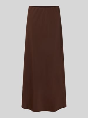 Uitlopende midirok met elastische band, model 'FRANAN' Shop The Look MANNEQUINE