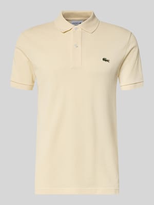slim fit poloshirt van puur katoen Shop The Look MANNEQUINE