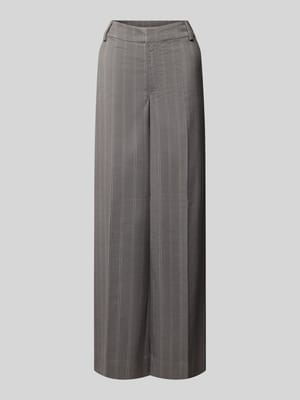 Wide leg stoffen broek met riemlussen, model 'Tito' Shop The Look MANNEQUINE