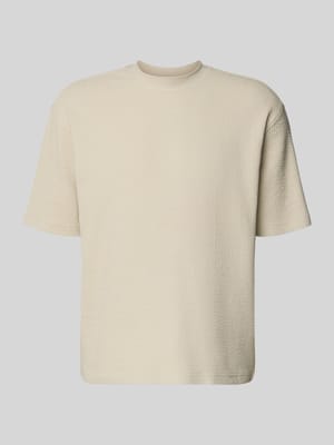 Relaxed Fit T-Shirt mit Rundhalsausschnitt Shop The Look MANNEQUINE