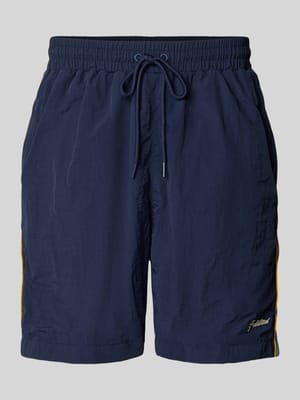 Shorts mit Label-Stitching Modell 'Slipstream' Shop The Look MANNEQUINE