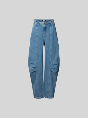 Barrel Jeans mit Gesäßtaschen Shop The Look MANNEQUINE