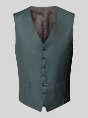 Slim Fit Anzugweste mit Leistentaschen Modell 'Weazer' Shop The Look MANNEQUINE