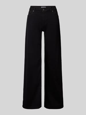 Wide-Leg-Jeans mit mittelhohem Bund Shop The Look MANNEQUINE