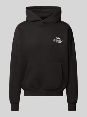 Oversized Hoodie mit Label-Stitching Shop The Look MANNEQUINE