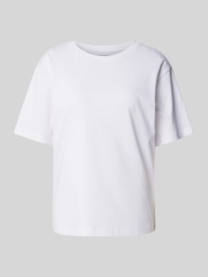 Oversized T-Shirt mit überschnittenen Schultern Shop The Look MANNEQUINE