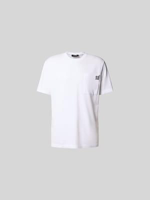 Regular Fit T-Shirt mit Brusttasche Shop The Look MANNEQUINE