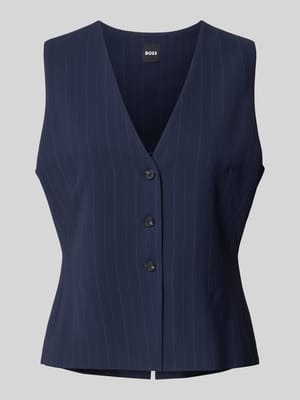 Regular fit gilet van pure viscose, model 'JULINIA' Shop The Look MANNEQUINE