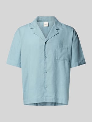 Relaxed Fit Pyjama-Oberteil aus Leinen-Lyocell-Mix Shop The Look MANNEQUINE