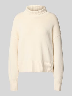 Oversized gebreide pullover van een mix van scheerwol en katoen Shop The Look MANNEQUINE