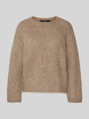 Strickpullover aus Alpaka-Mix Modell 'Tayana 185' Shop The Look MANNEQUINE